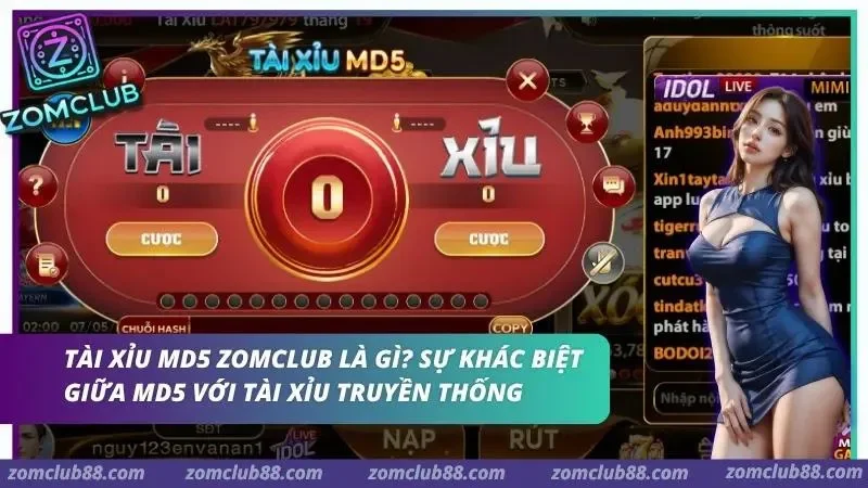 Tài xỉu truyền thống với MD5 qua từng góc nhìn